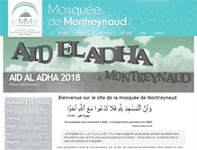 Tablet Screenshot of mosqueemontreynaud.com